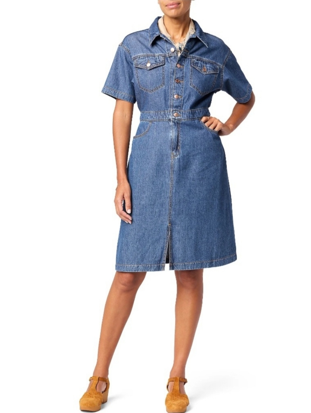 Levi Strauss Vintage '95 Denim Shirt Dress Size M